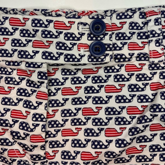 Vineyard Vines Patriotic Whale Shorts Size 6 - Picture 3 of 9